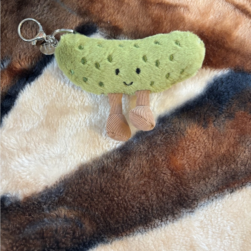 Jellycat Pickle Plush Keychain